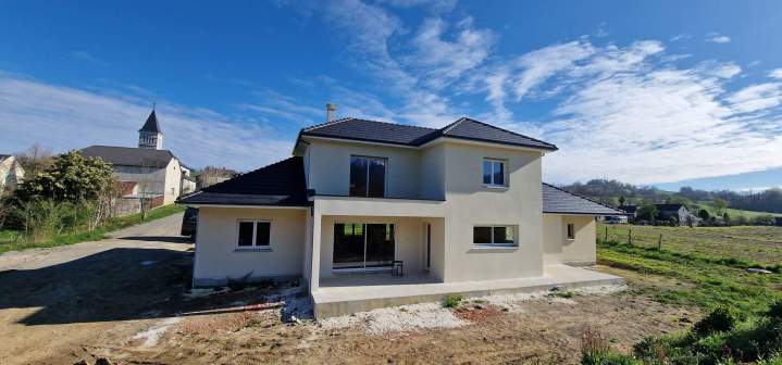 Enduisage de façade de bâtiment neuf, Pau