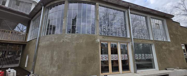 Murs extérieurs en chaux de chanvre, Pau